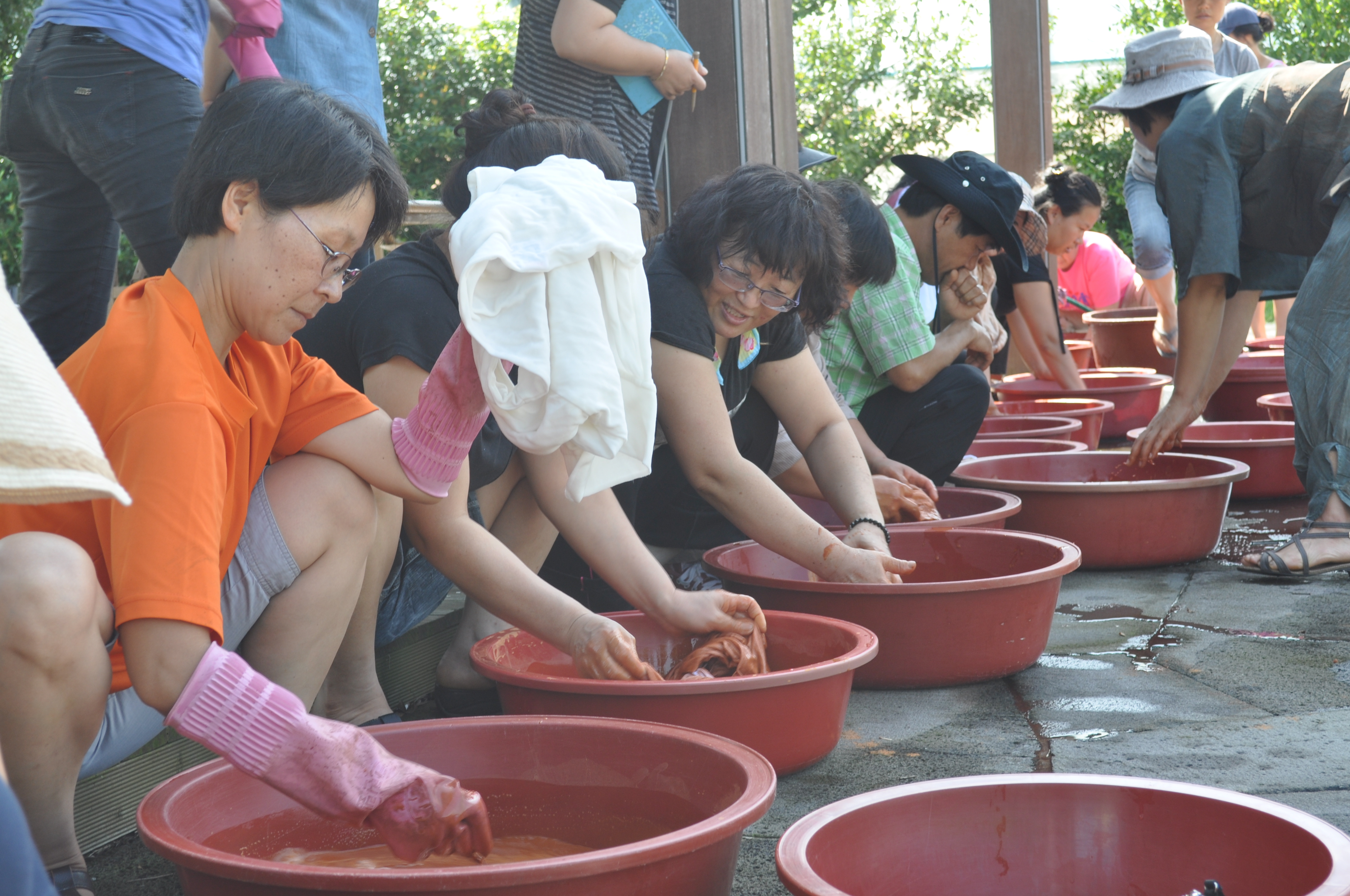 천연염색 기술교육(4회차, 황토염색)